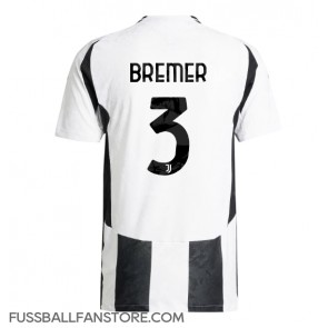 Juventus Gleison Bremer #3 Replik Heimtrikot 2024-25 Kurzarm